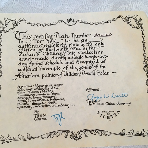 FOR YOU decorative plate-Knowles - Picture 5 of 8